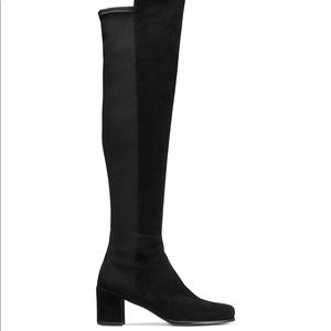 Stuart Weitzman Knee High Suede Heeled Boot